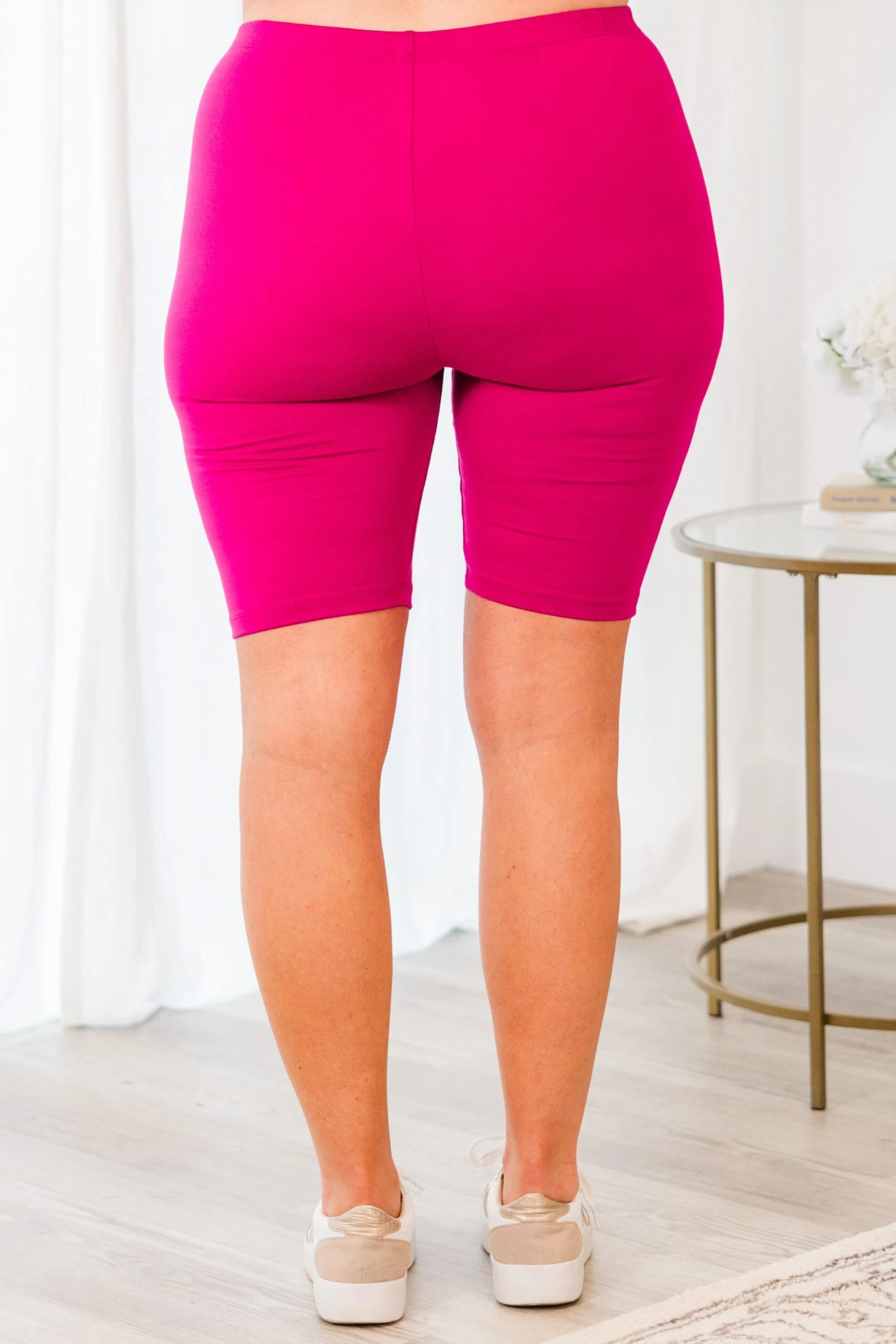 Adventure Unlimited Biker Shorts, Magenta 8 Adventure Unlimited Biker Shorts, Magenta - Image 6