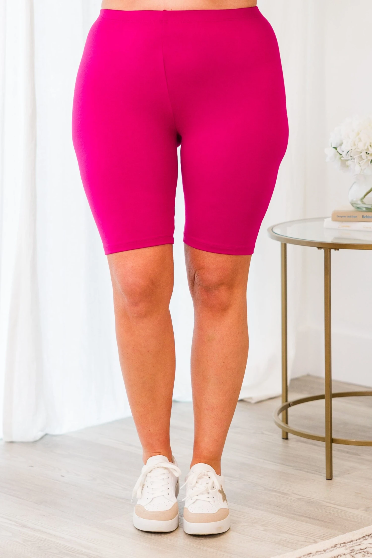 Adventure Unlimited Biker Shorts, Magenta 6 Adventure Unlimited Biker Shorts, Magenta - Image 4