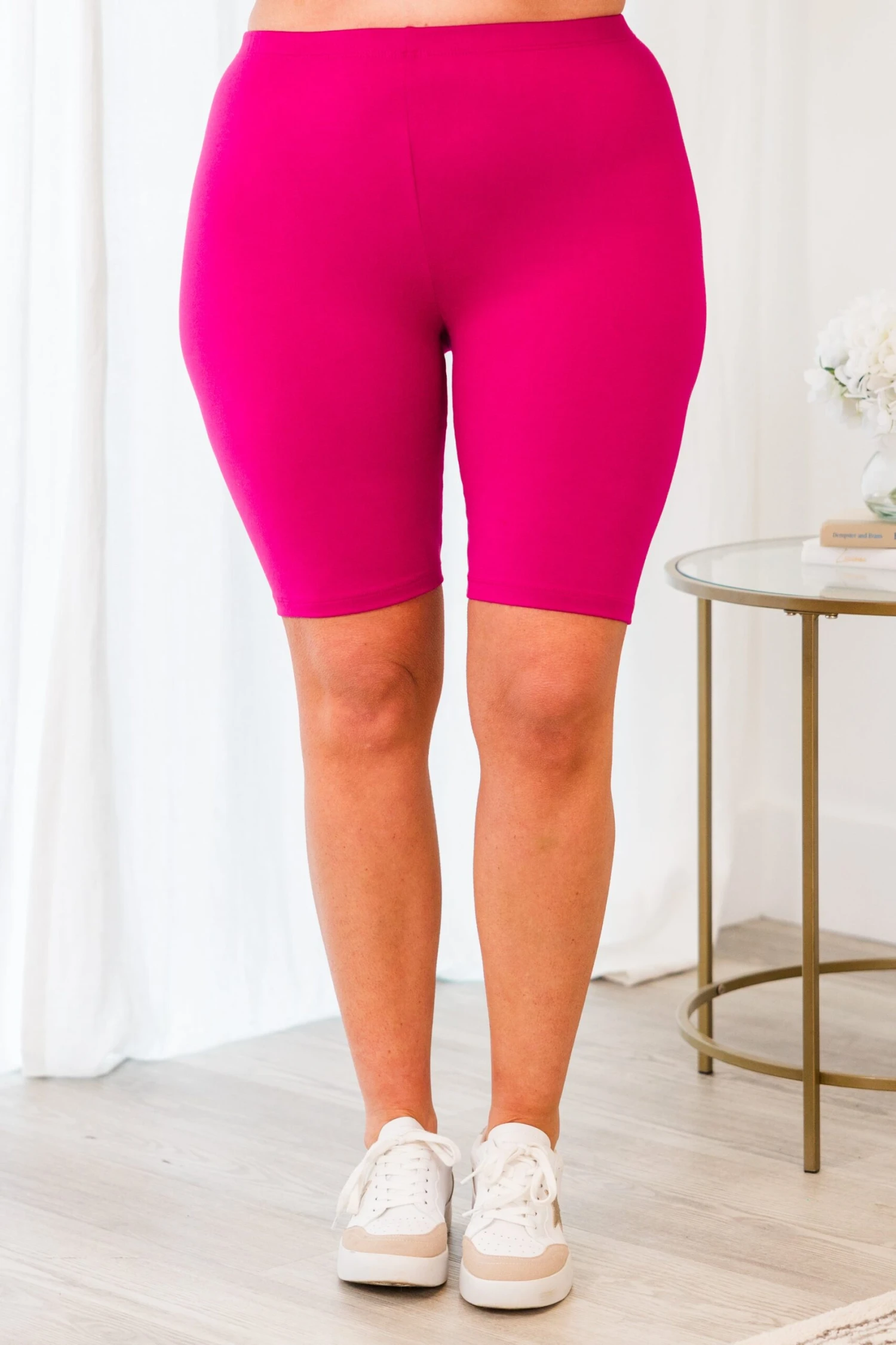 Adventure Unlimited Biker Shorts, Magenta 4 Adventure Unlimited Biker Shorts, Magenta - Image 2