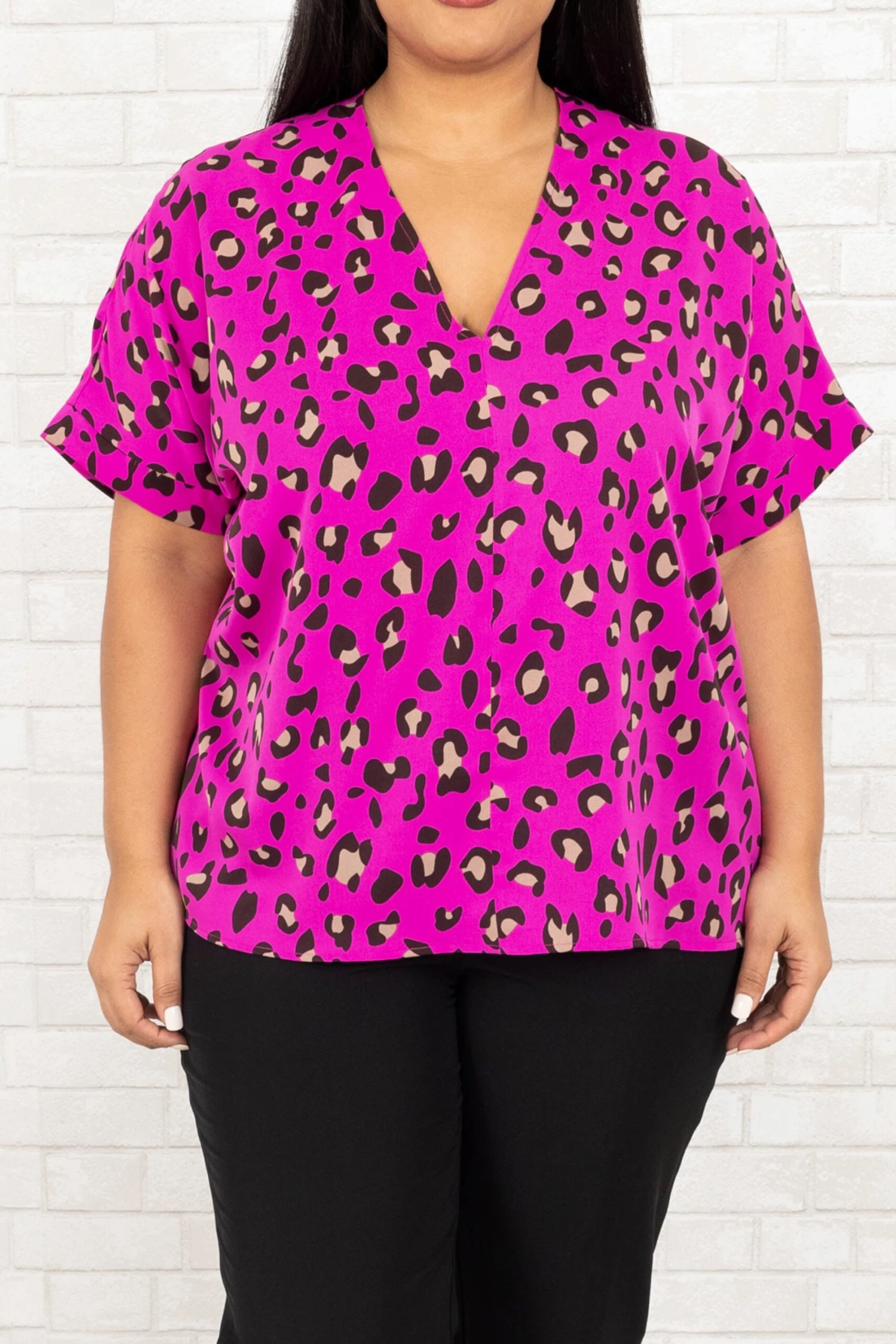 Adventures In The Jungle Top, Hot Pink 6 Adventures In The Jungle Top, Hot Pink - Image 4