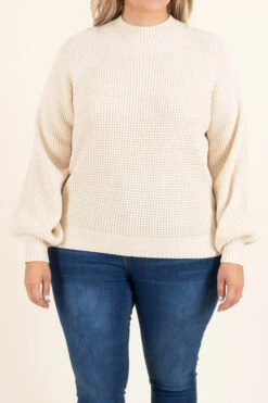 Affectionately Yours Sweater, White -Chic Soul Store AffectionatelyYoursSweater White 9649