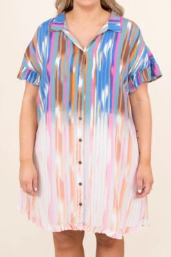 Afternoon Delight Dress, Teal-Blue -Chic Soul Store AfternoonDelightDress Teal Blue 5747