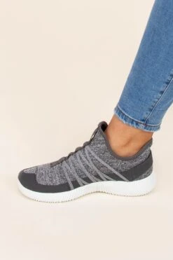 Aim To Be Active Sneakers, Gray -Chic Soul Store AimToBeActiveSneakers Gray 3