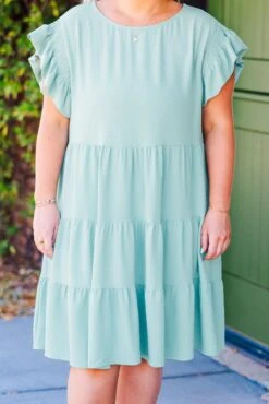 All A Dream Dress, Light Slate -Chic Soul Store AllADreamDress LightSlate 3