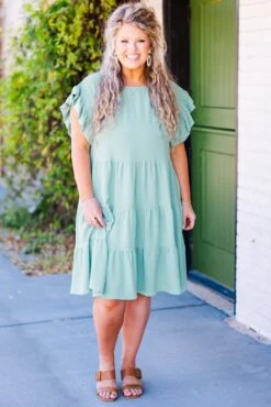All A Dream Dress, Light Slate -Chic Soul Store AllADreamDress LightSlate 7