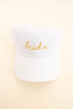 All About The Bride Hat, White