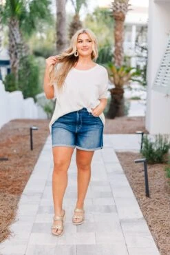 All Because Of You Shorts, Dark Wash -Chic Soul Store AllBecauseOfYouShorts DarkWash 4 080bd6f4 c7c0 4eef 82fd 202cec18c10a