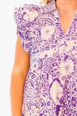 All In A Dream Dress, Lavender Mix 13 All In A Dream Dress, Lavender Mix -Chic Soul Store AllInADreamDress LavenderMix 3