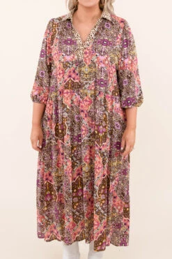 All In Tangles Dress, Dusty Plum -Chic Soul Store AllInTanglesDress DustyPlum 3368