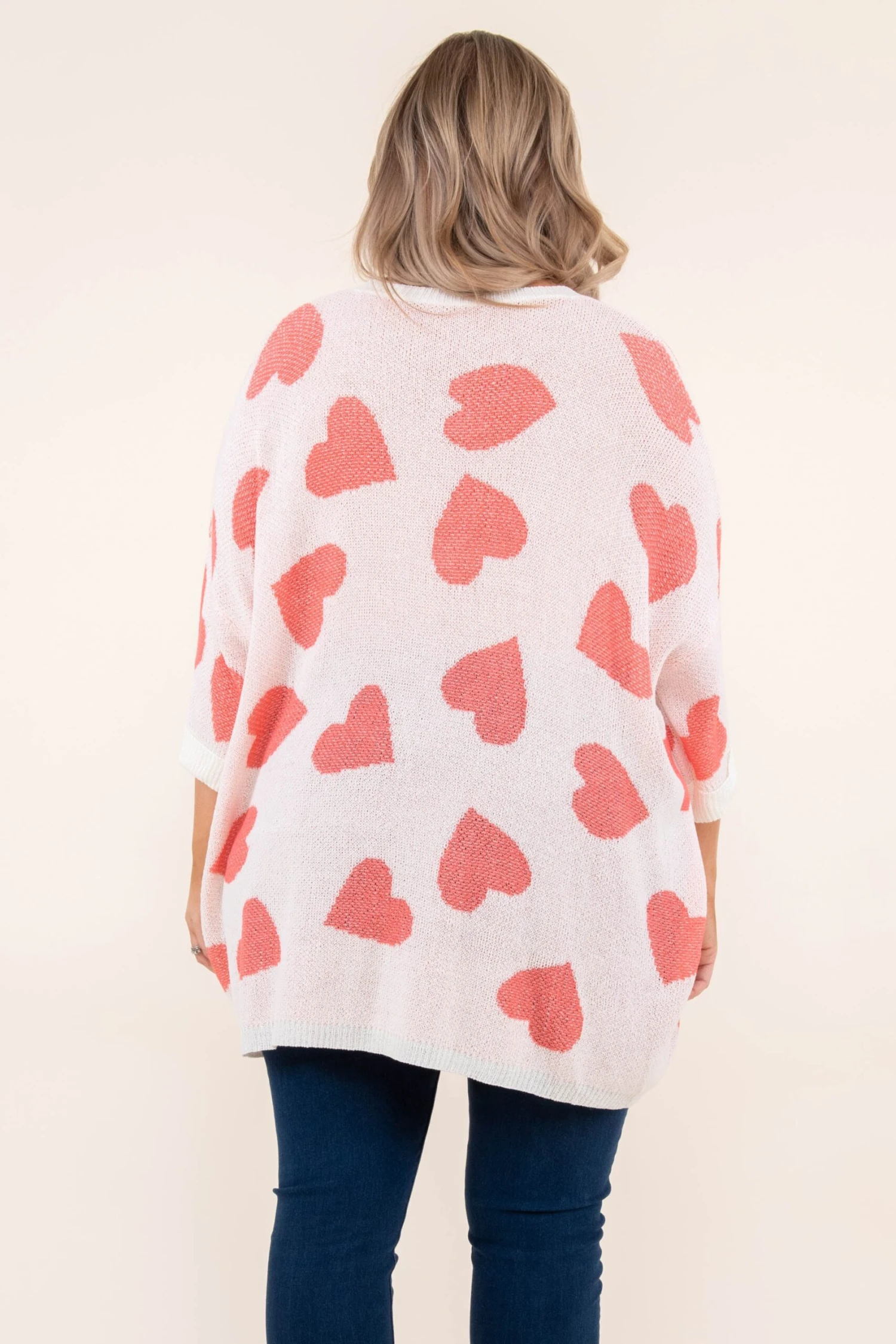 All Of My Kindness Sweater, Orange Heart 7 All Of My Kindness Sweater, Orange Heart - Image 5