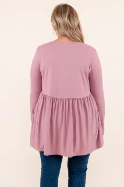 All She Needs Top, Light Rose 12 All She Needs Top, Light Rose -Chic Soul Store AllSheNeedsTop LightRose 3124