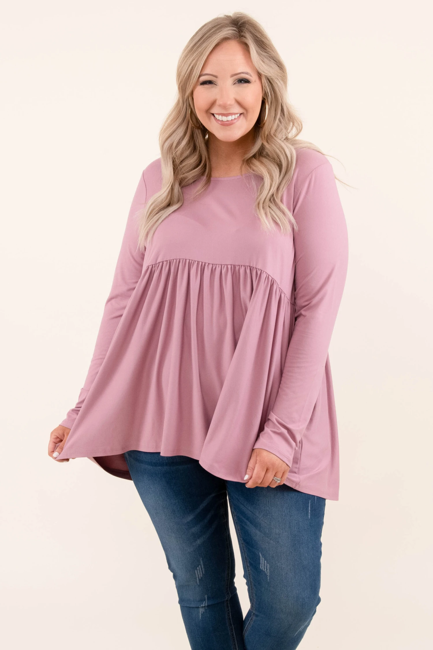 All She Needs Top, Light Rose 3 All She Needs Top, Light Rose