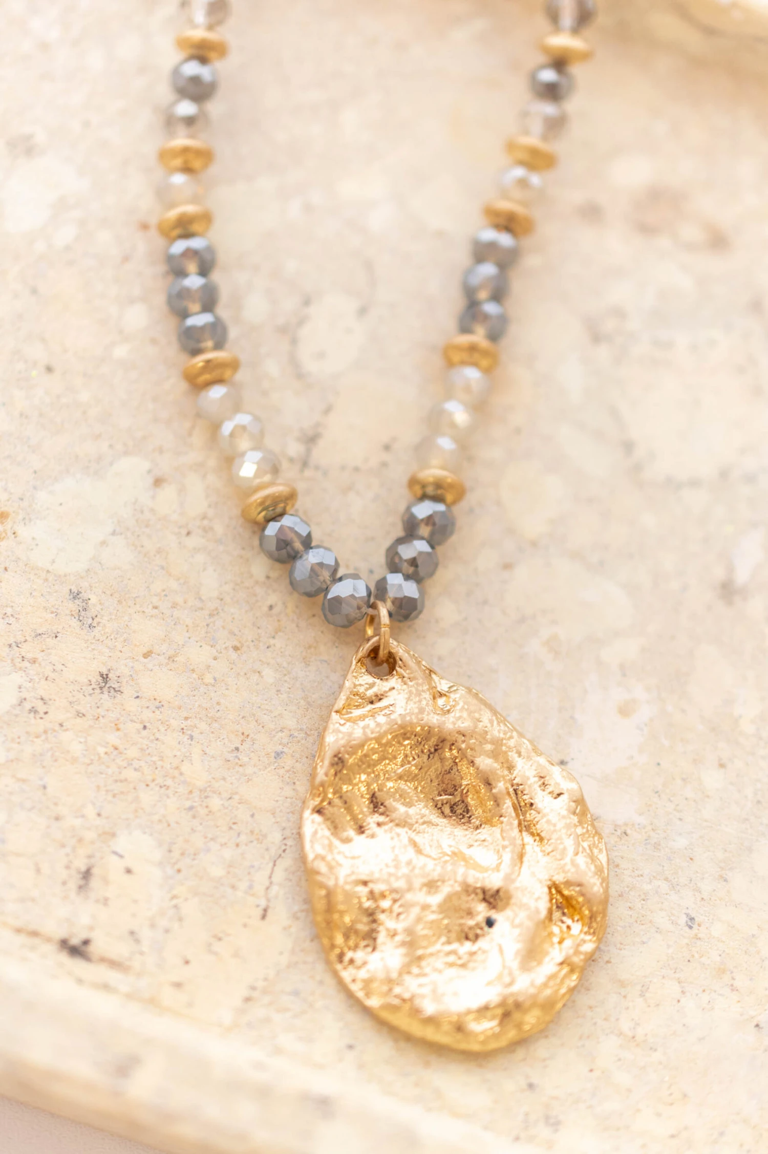 All The Drama Necklace, Gold 4 All The Drama Necklace, Gold - Image 2