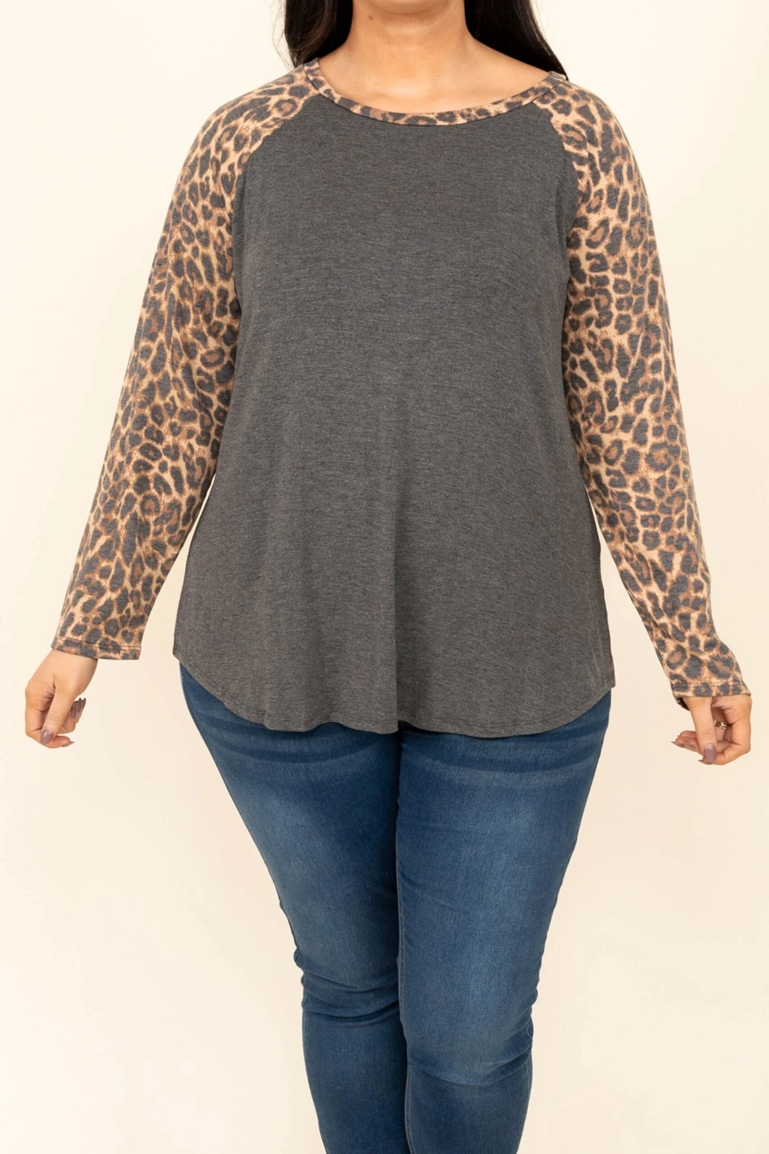 All The Fun Top, Charcoal 6 All The Fun Top, Charcoal - Image 4