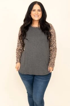 All The Fun Top, Charcoal