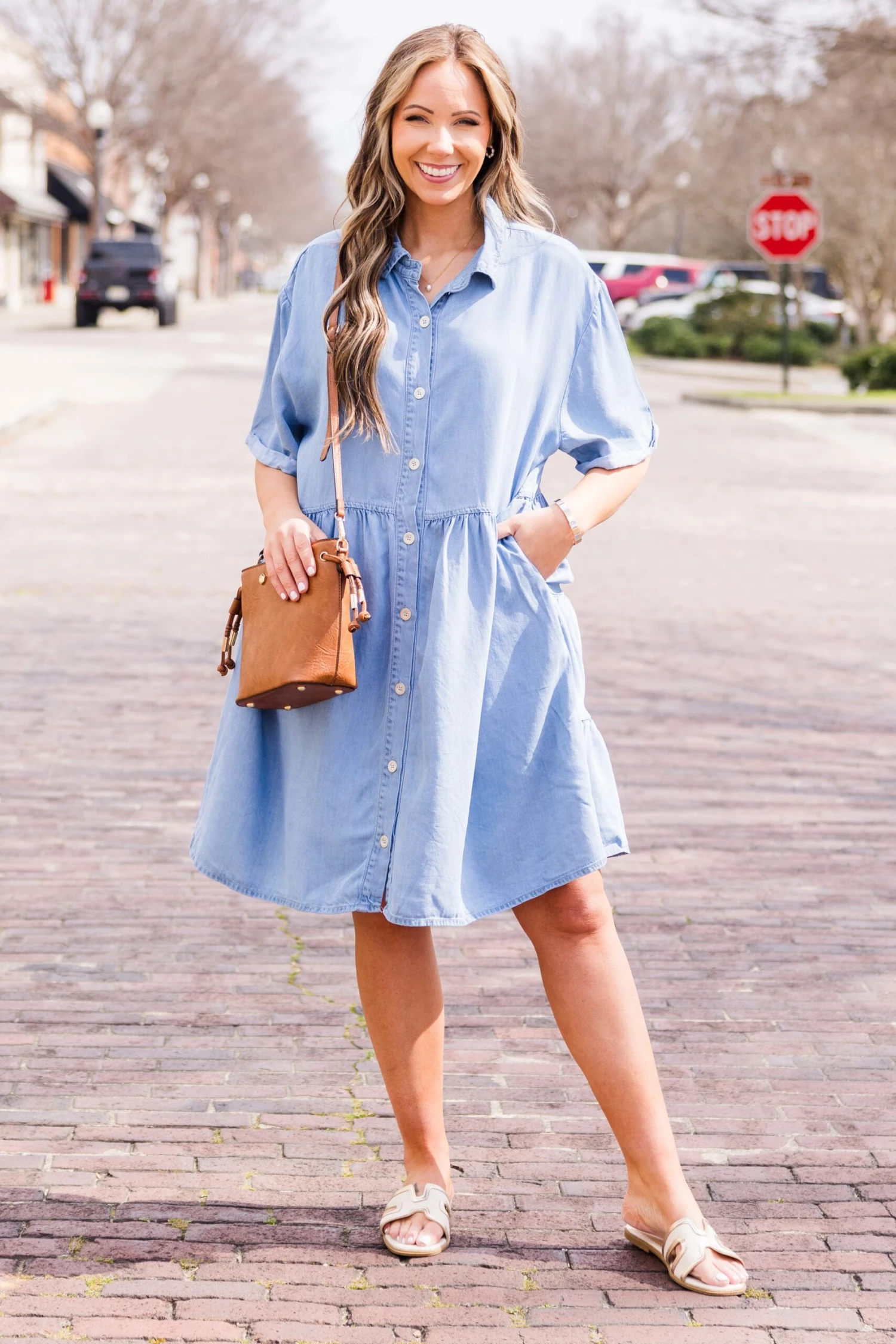 All The Joy Dress, Light Wash 6 All The Joy Dress, Light Wash - Image 4