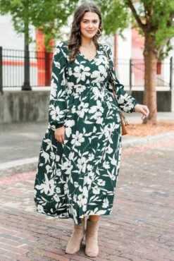 Alluring Autumn Dress, Green 11 Alluring Autumn Dress, Green -Chic Soul Store AlluringAutumnDress Green 10