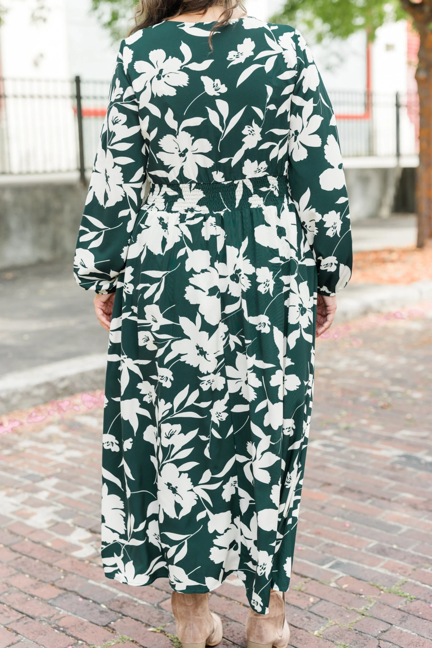 Alluring Autumn Dress, Green 9 Alluring Autumn Dress, Green - Image 7