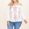 Aloha Girls Top, Ivory 2 Aloha Girls Top, Ivory -Chic Soul Store AlohaGirlsTop Ivory 9967