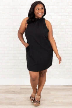 Always Classy Dress, Black -Chic Soul Store AlwaysClassyDress Black