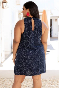 Always Classy Dress, Navy -Chic Soul Store AlwaysClassyDress Navy 0225