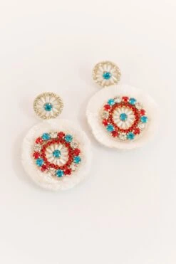 Always Classy Earrings, Ivory