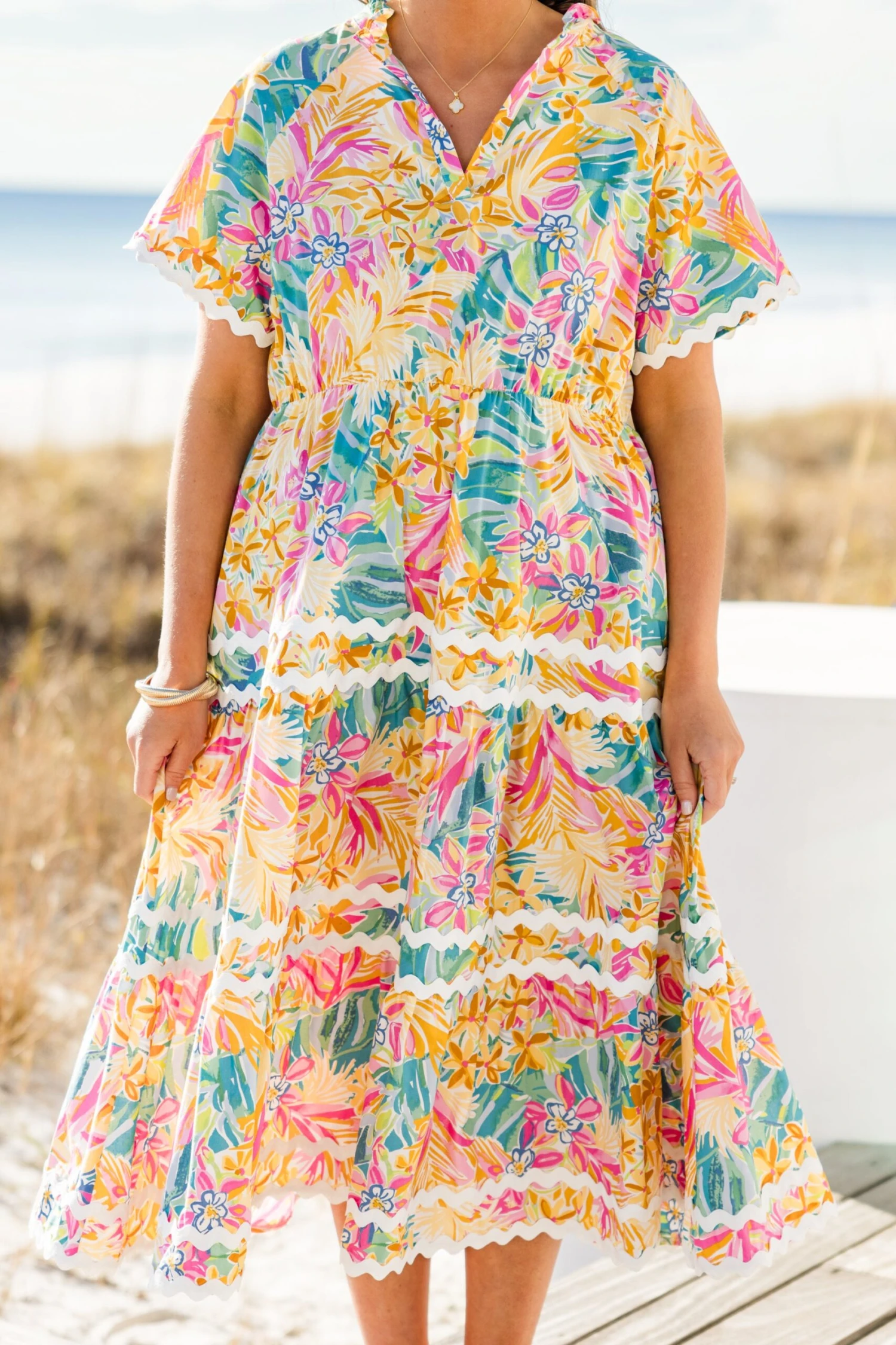 Always Daylight Maxi Dress, Yellow 7 Always Daylight Maxi Dress, Yellow - Image 5