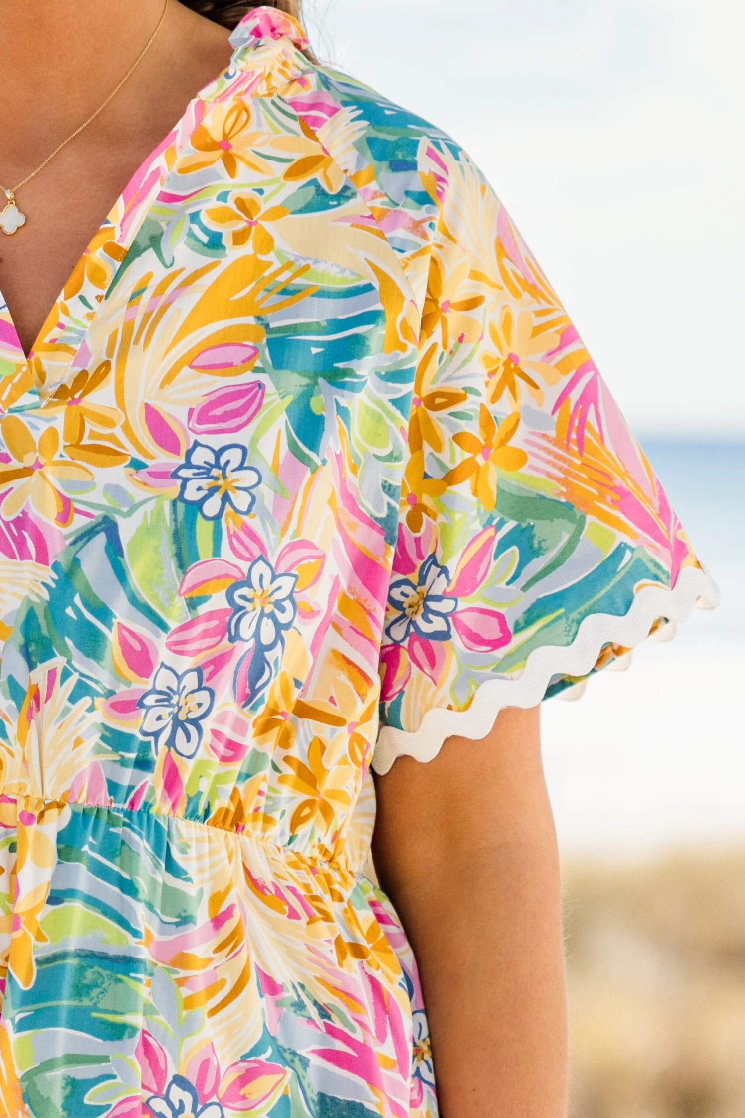 Always Daylight Maxi Dress, Yellow 6 Always Daylight Maxi Dress, Yellow - Image 4