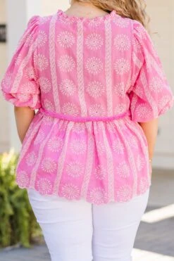 Always So Complicated Top, Pink -Chic Soul Store AlwaysSoComplicatedTop Pink 2