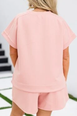 Always The Same Thing Top, Pink -Chic Soul Store AlwaysTheSameThingTop Pink 2