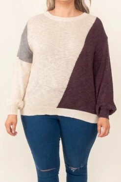 Always Thinking Sweater, Brown -Chic Soul Store AlwaysThinkingSweater Brown 9580