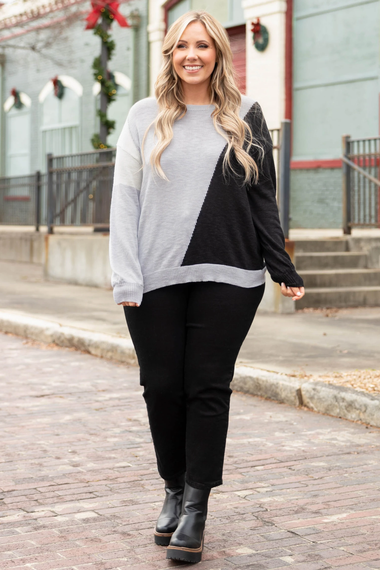 Always Thinking Sweater, Gray 4 Always Thinking Sweater, Gray - Image 2