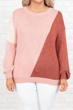 Always Thinking Sweater, Pink 11 Always Thinking Sweater, Pink -Chic Soul Store AlwaysThinkingSweater Pink 9511