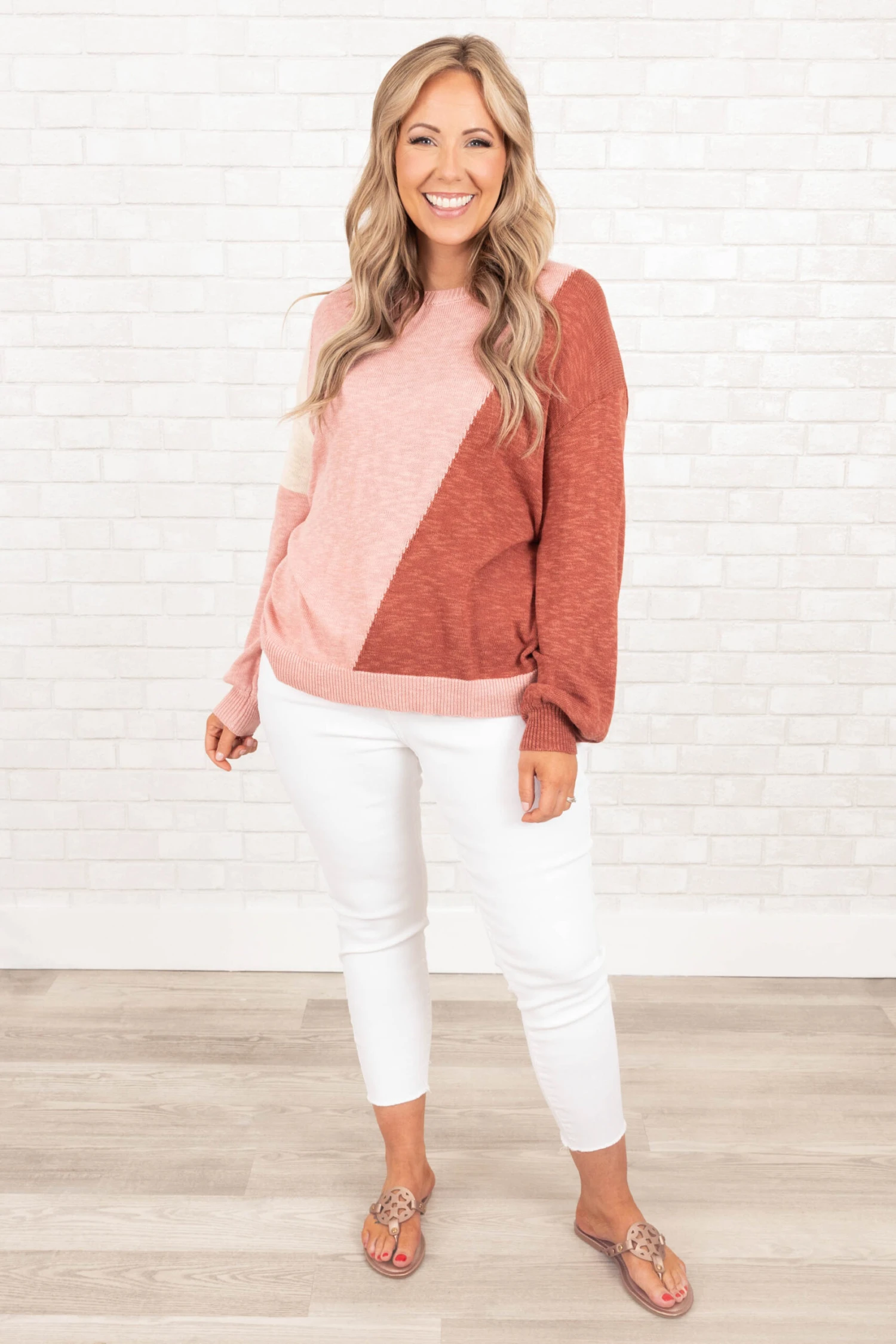 Always Thinking Sweater, Pink 5 Always Thinking Sweater, Pink - Image 3