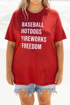 American Classics Tee, Canvas Red -Chic Soul Store AmericanClassicsTee CanvasRed 1667