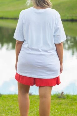 American Mama Tee, White -Chic Soul Store AmericanMamaTee White 5 2