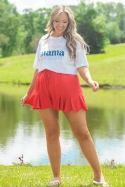 American Mama Tee, White -Chic Soul Store AmericanMamaTee White 8 97999b53 7332 44cb b9fb d7ee4f324812