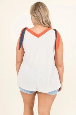 American Nights Top, Oatmeal -Chic Soul Store AmericanNightsTop Oatmeal 0882