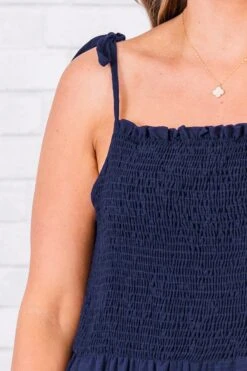 Another Lifetime Jumpsuit, Navy -Chic Soul Store Another Lifetime Jumpsuit Navy 3 2