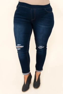 Answer The Phone Jeggings, Dark Wash -Chic Soul Store AnswerThePhoneJeggings DarkWash 3