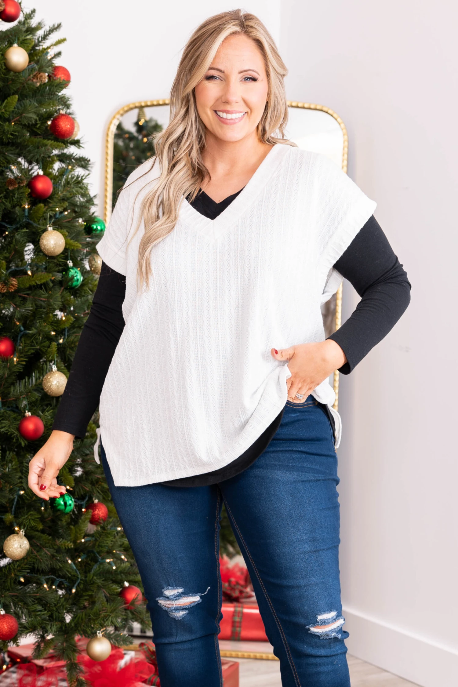 Anticipating This Moment Sweater Vest, Ivory 3 Anticipating This Moment Sweater Vest, Ivory