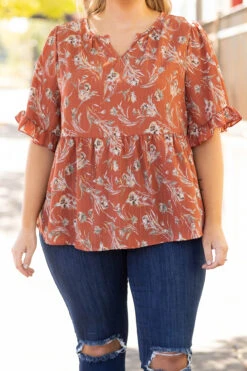 Anything But Mine Top, Camel -Chic Soul Store AnythingButMineTop Camel 2