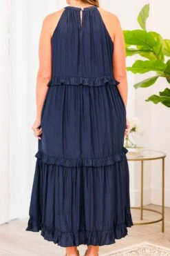 Anything About Me Dress, Blue -Chic Soul Store Anything About Me Dress Blue 1