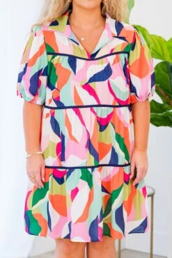 Art Pop Dress, Multi -Chic Soul Store ArtPopDress Multi 2