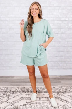 As Good As New Set, Light Green 12 As Good As New Set, Light Green -Chic Soul Store AsGoodAsNewSet LightGreen6