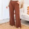 As You Know Pants, Brown 1 As You Know Pants, Brown -Chic Soul Store AsYouKnowPants Brown 10
