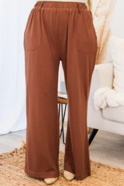 As You Know Pants, Brown 12 As You Know Pants, Brown -Chic Soul Store AsYouKnowPants Brown 5