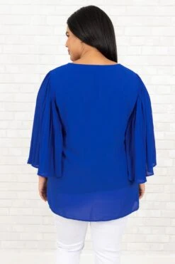 Authentic Feelings Top, Royal -Chic Soul Store AuthenticFeelingsTop Royal 0127