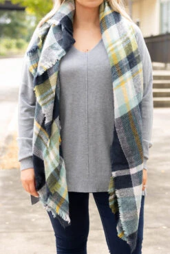 Autumn In New York Scarf, Navy -Chic Soul Store AutumnInNewYorkScarf Navy 1057