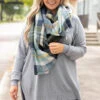 Autumn In New York Scarf, Navy -Chic Soul Store AutumnInNewYorkScarf Navy 4